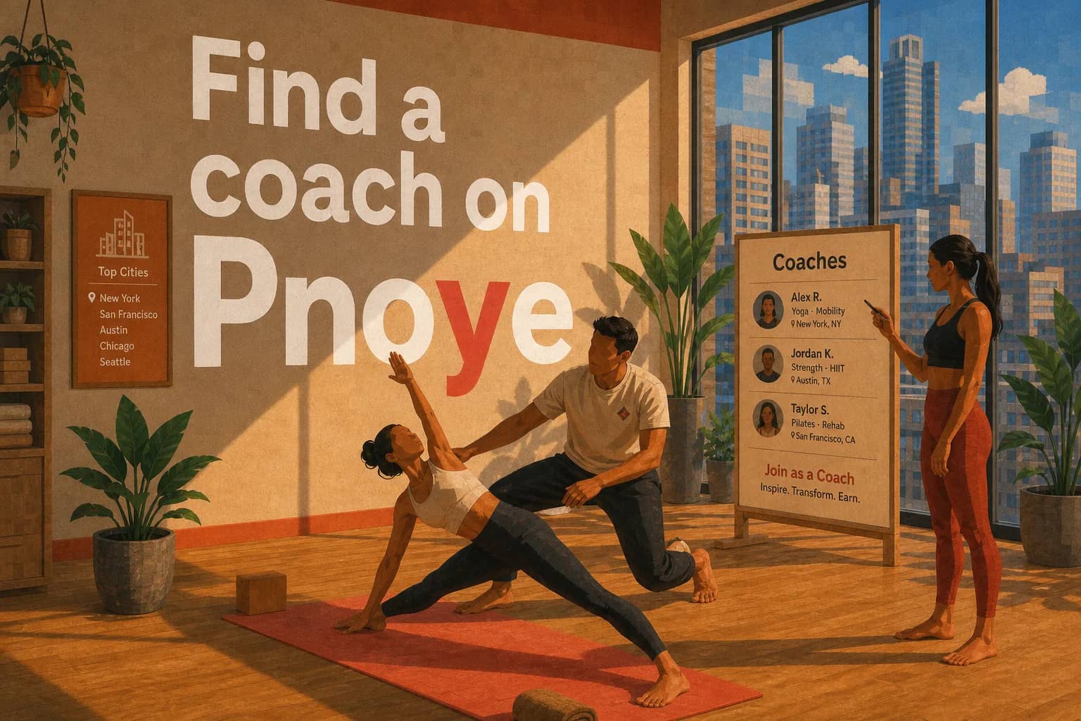 Discover trainers—or register as one
