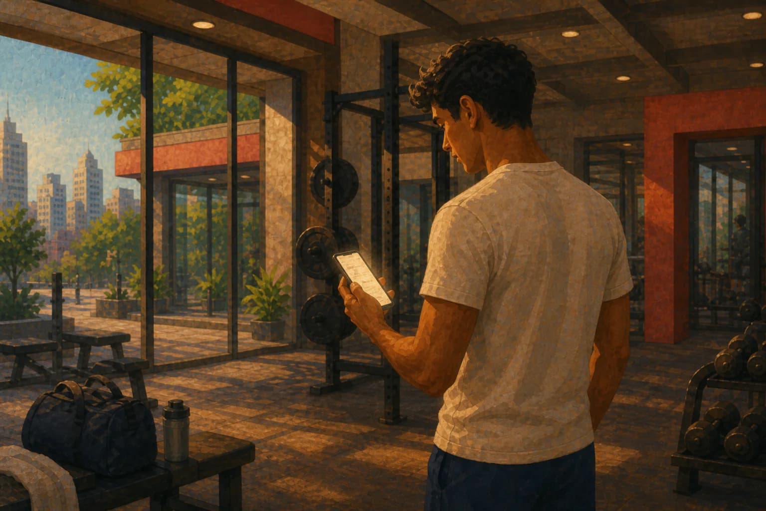Your workout plan—even without a gym
